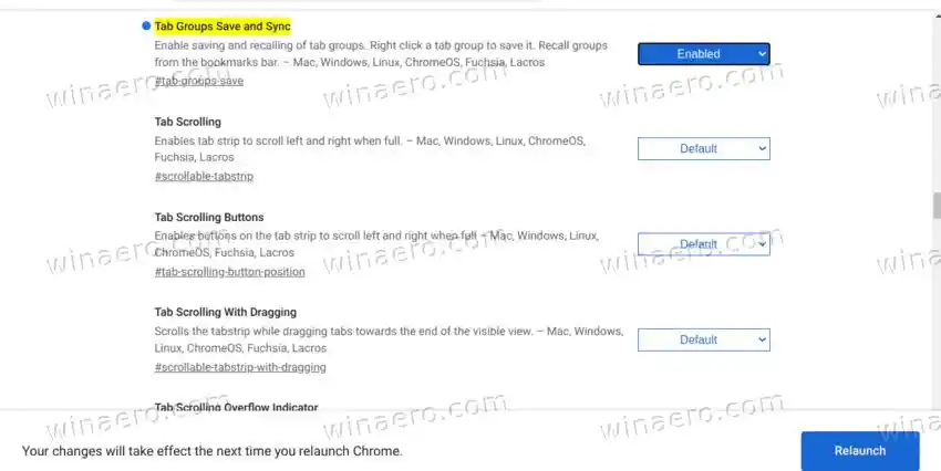 Google Chrome में टैब ग्रुप को सेव और रीस्टोर कैसे सक्षम करें