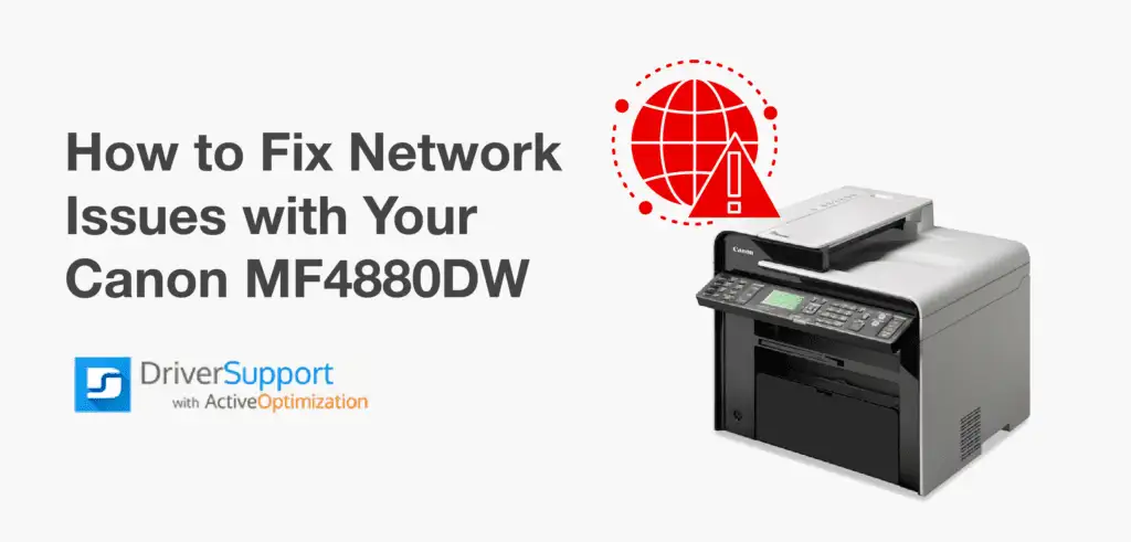 hur du åtgärdar nätverksproblem med din Canon MF4880DW