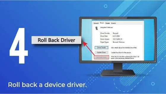 드라이버 롤백