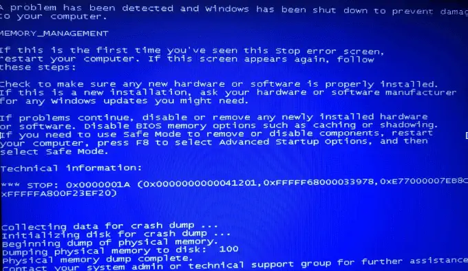 Arreglando la pantalla azul de la muerte para Windows 8