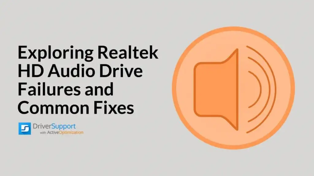 Utforsker Realtek HD Audio Drive-feil og vanlige rettinger