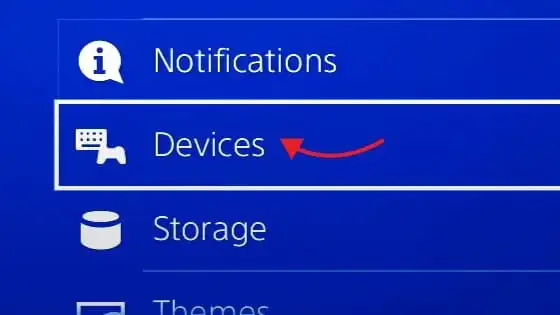 paramètres des appareils ps4