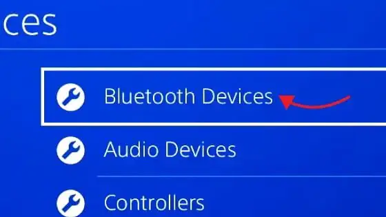 dispositivos bluetooth ps4