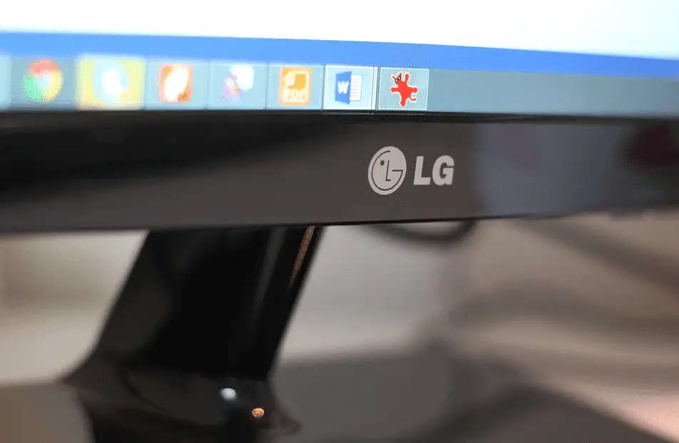 LG monitors nedarbojas