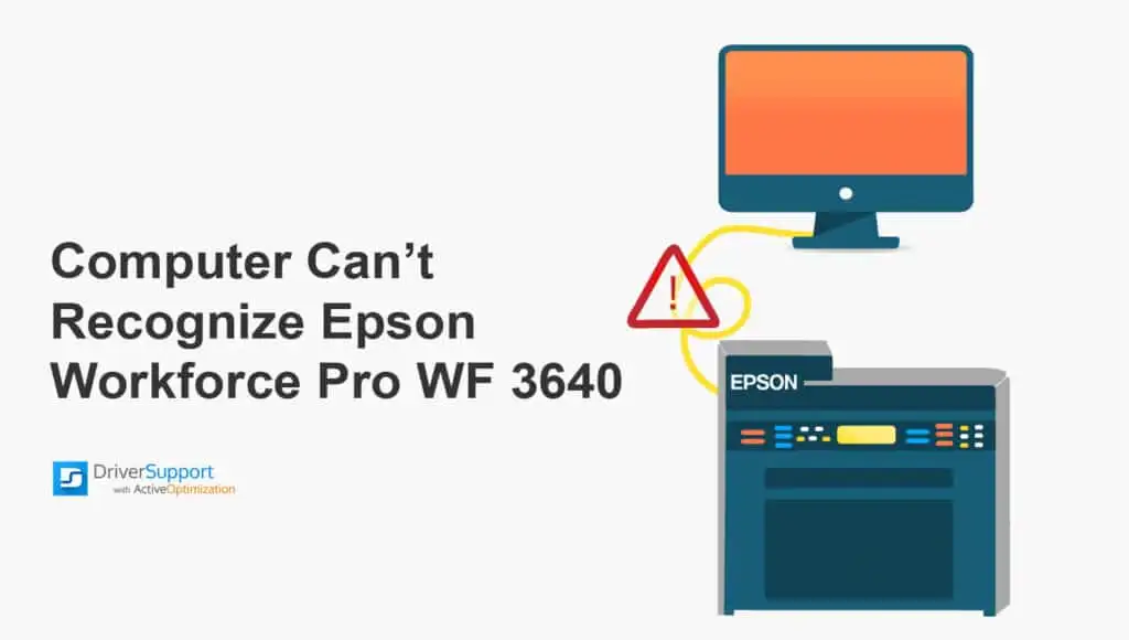 La computadora no puede reconocer Epson Workforce Pro WF 3640