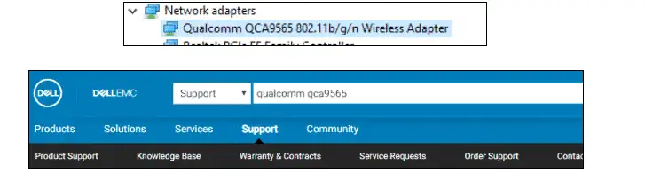 Selecione o driver do dispositivo para instalar seu hardware