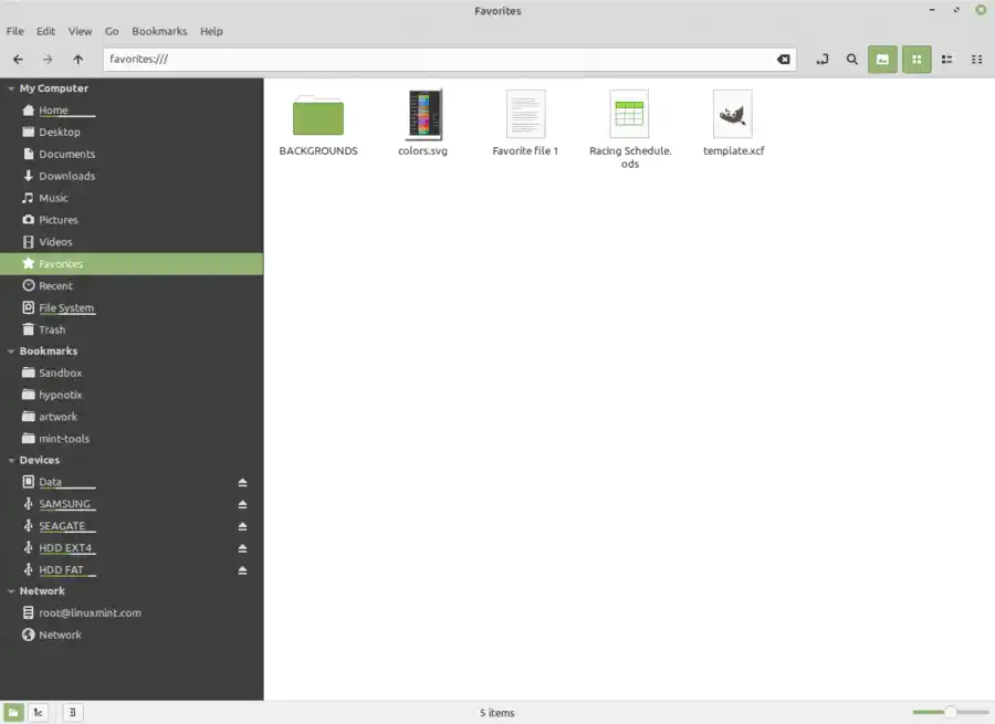 Linux Mint Fav2