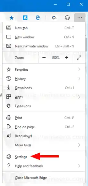 Microsoft Edge Chromium venäjäksi