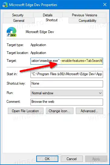 Tab-Suchfunktion in Microsoft Edge