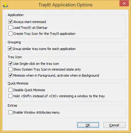 TrayIt! Applikationsalternativ