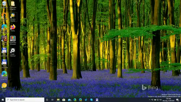 Hvordan sette Bing-bilder som Windows 10 skrivebordsbakgrunn