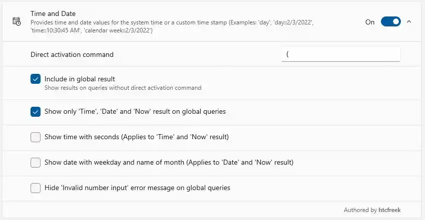 Configuració del connector de data i hora d