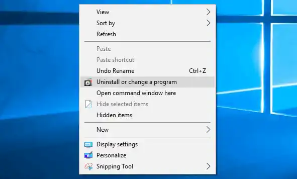 Видалити Context Menu Tweak Contents