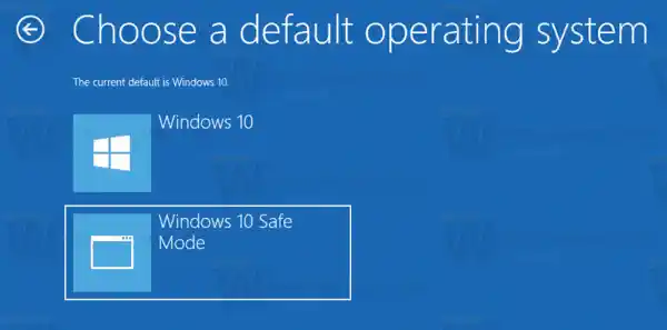 Windows 10 Lijst met opstartvermeldingen