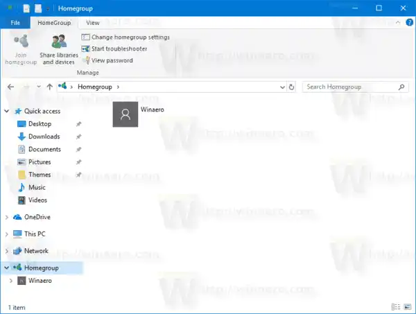 Cara Menemukan Kata Sandi HomeGroup di Windows 10