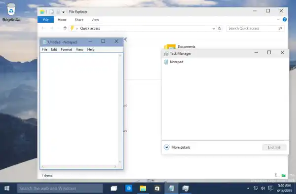 Zamknij aplikację w oknie dialogowym Alt+Tab w systemie Windows 10