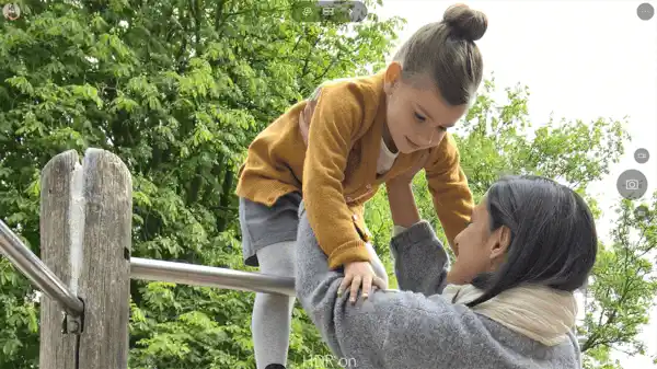 Zrzut ekranu aplikacji aparatu