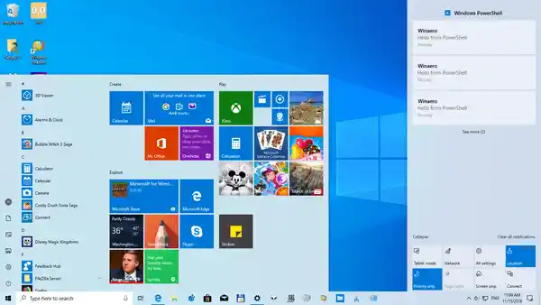 Windows 10 Light Theme v akci