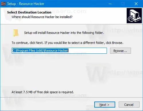 Extraer icono de archivo EXE o DLL en Windows 10