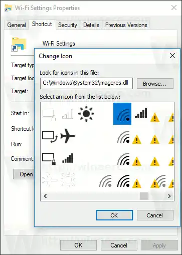 Wifi seaded Windows 10