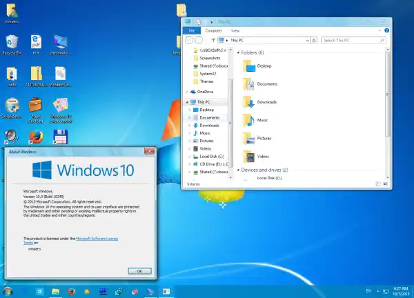 Tema básico de Windows 7.