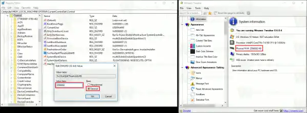 Tetapkan Ambang Split Untuk Svhost Dalam Windows 10