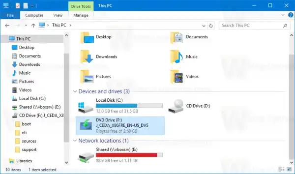 Windows 10'da ISO ve IMG Dosyaları Nasıl Bağlanır