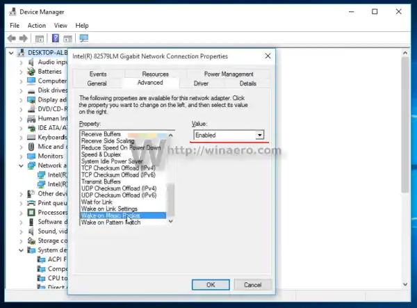 Configurazione ip di Windows 10