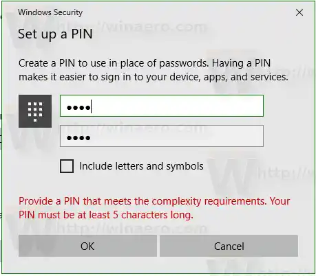 Cómo habilitar o deshabilitar la caducidad del PIN en Windows 10