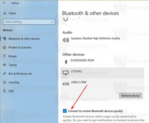 Nove funkcije Bluetooth v posodobitvi sistema Windows 10, april 2018