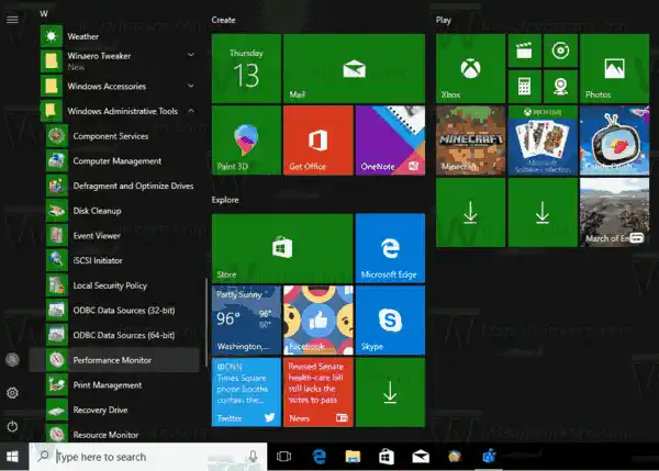 Funktioner borttagna i Windows 10 Fall Creators Update