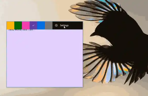 Ändern Sie die Schriftgröße für Haftnotizen in Windows 10