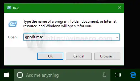 Forza manualmente l'aggiornamento delle impostazioni dei criteri di gruppo in Windows 10