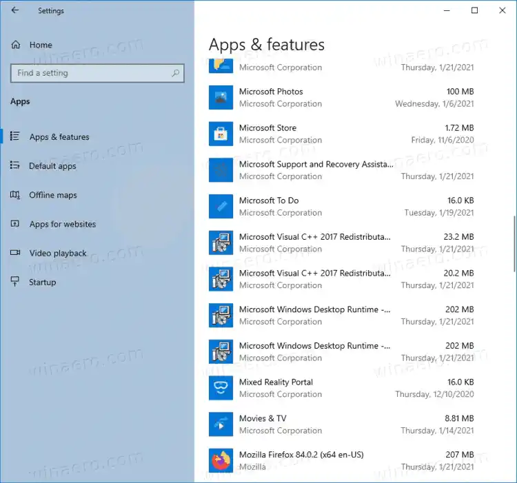 Come trovare la data di installazione dell'app in Windows 10