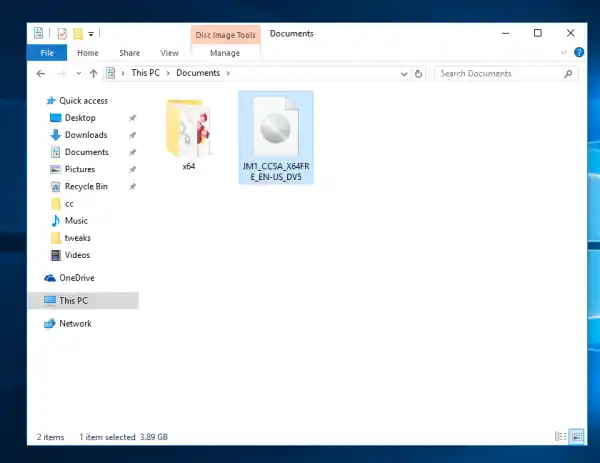 Scopri quale versione, build ed edizione di Windows 10 contiene il file ISO