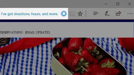 Zakažte Cortanu v Microsoft Edge ve Windows 10
