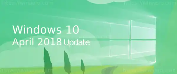 Ενημέρωση Banner των Windows 10 Απριλίου 2018