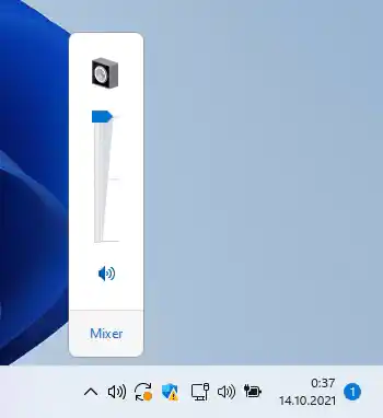 Controllo del volume classico per Windows 11