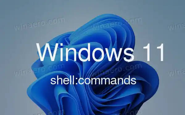 Comandos Shell do Windows 11 – a lista completa