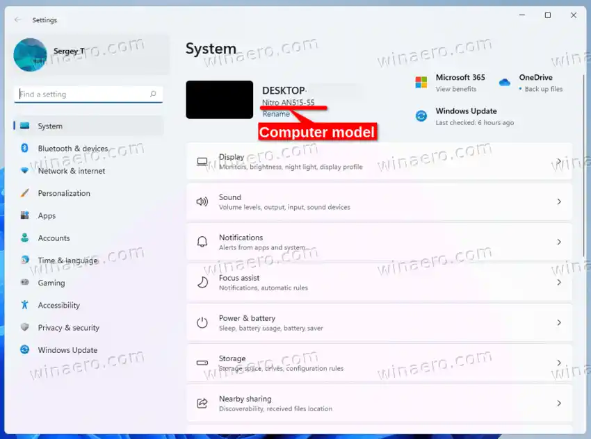 Cómo cambiar el nombre del producto del sistema en Windows 11