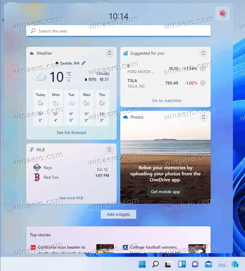 Elimina i desinstal·la els widgets de Windows 11