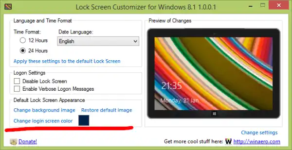 Blocare ecran de personalizare pentru Windows 8.1